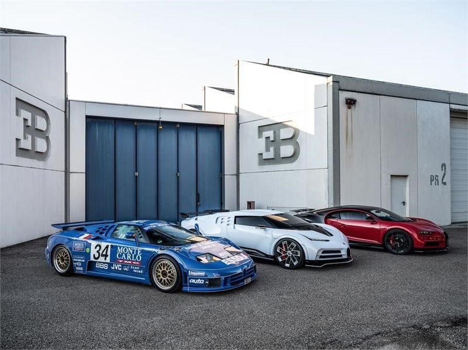 Bugatti построит всего 10 гиперкаров EB110 Hommage