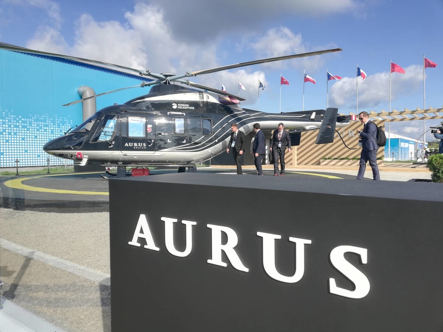 Представлен вертолет в стиле Aurus