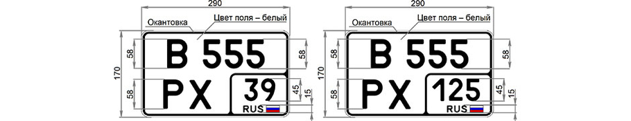 В Хабаровске появились автомобили с номерами нового формата