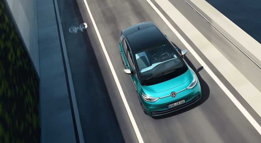 Запас хода народного электрокара Volkswagen ID 3 достигает 550 километров