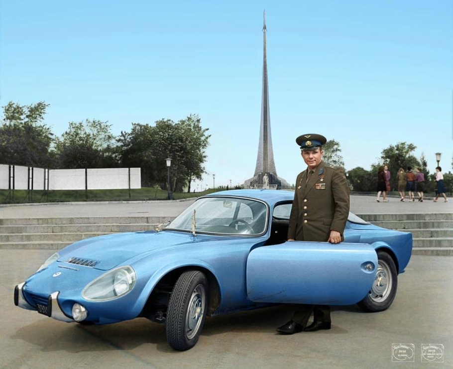 Фотограф раскрыл тайну подлинного цвета спорткара Гагарина