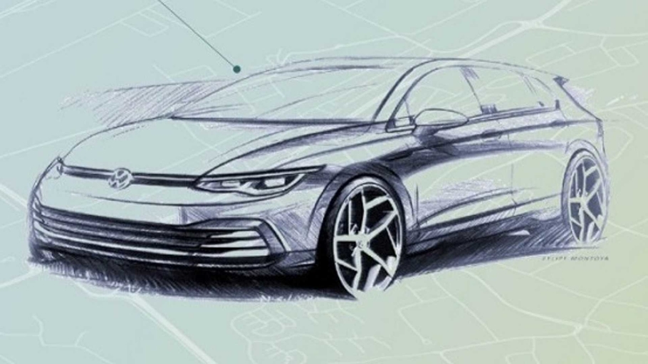 Volkswagen дразнит новым хэтчбеком Golf