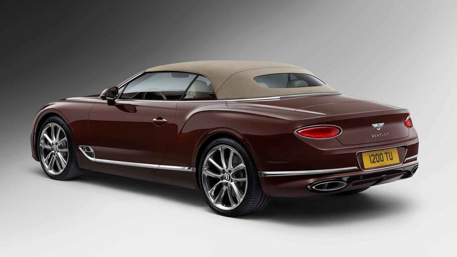 Кабриолет Bentley Continental GTС обзавелся твидовым верхом