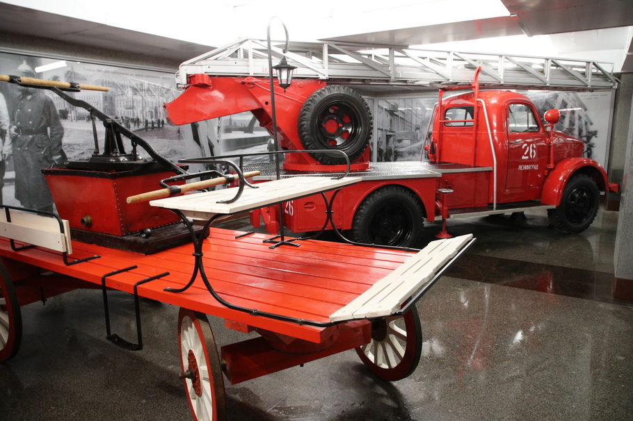 Музей пожарных машин в метро А почему бы и нет