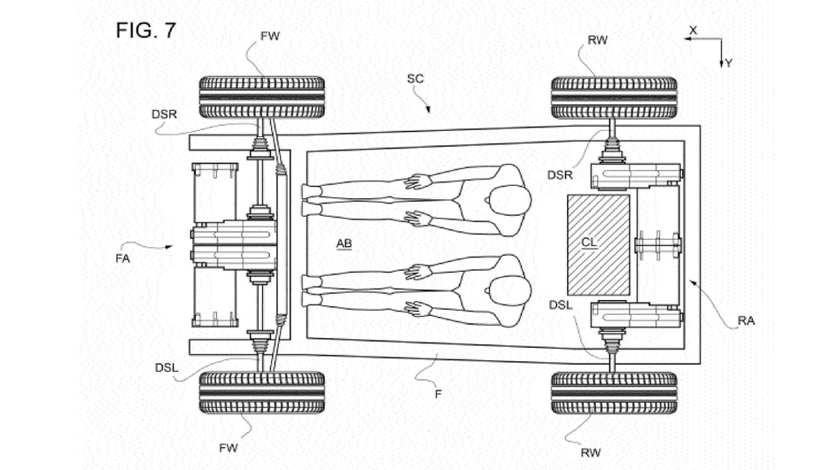 Опубликованы патентные изображения электрокара Ferrari