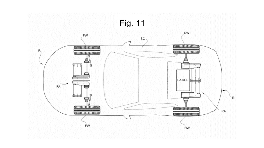 Опубликованы патентные изображения электрокара Ferrari