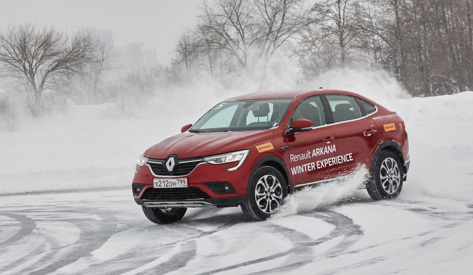 Зимний тест-драйв Renault Arkana: коньки подпевают, звеня