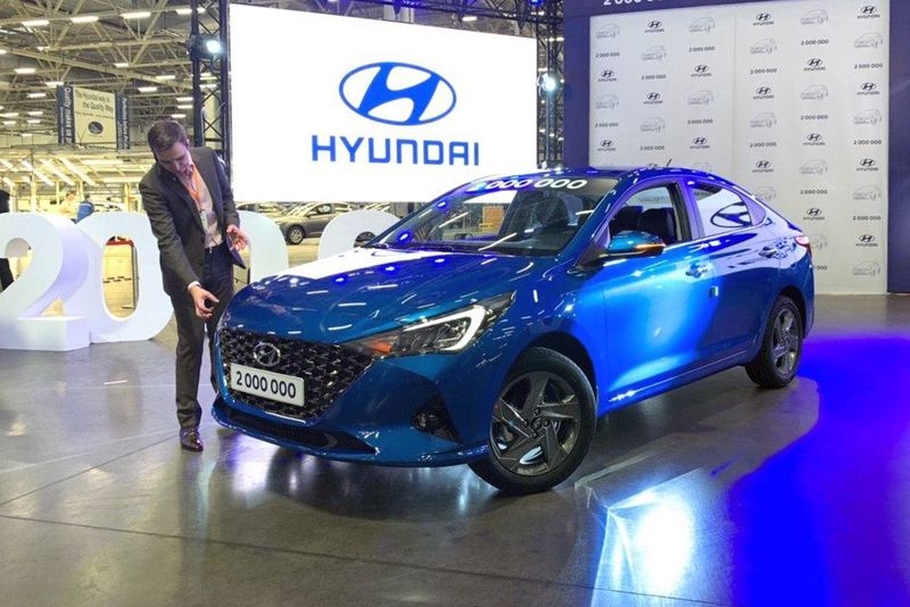 В Петербурге представили обновленный Hyundai Solaris