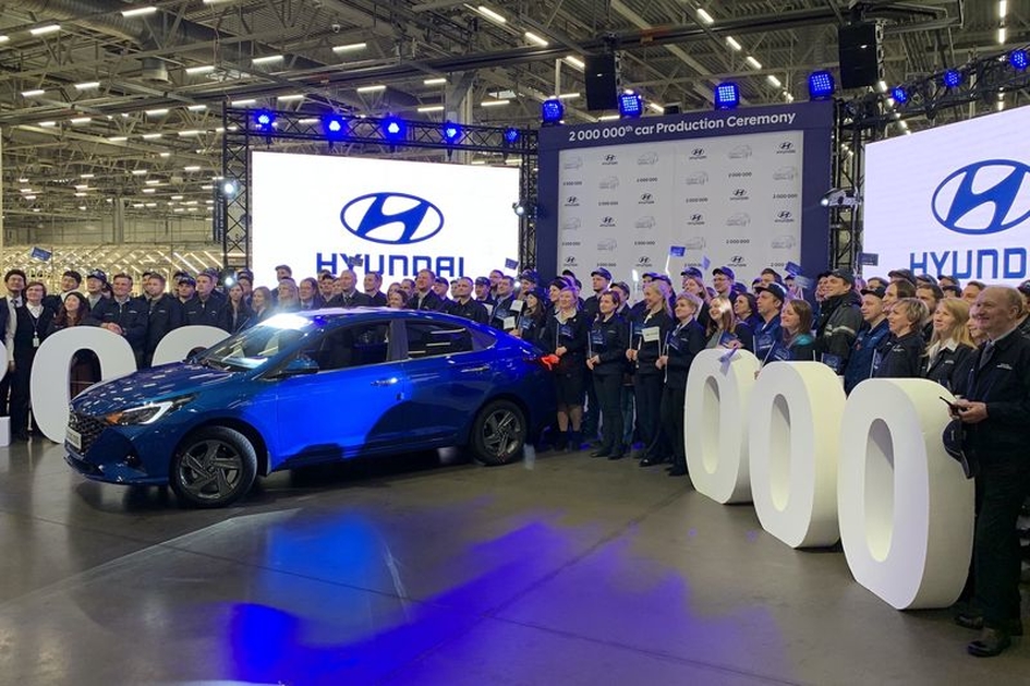 В Петербурге представили обновленный Hyundai Solaris