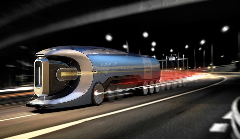 Hyper Truck Bugatti показала свое видение грузовика будущего
