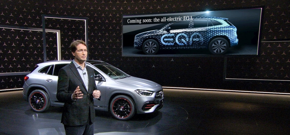 Mercedes-Benz не планирует выпускать электрокары меньше кроссовера EQA