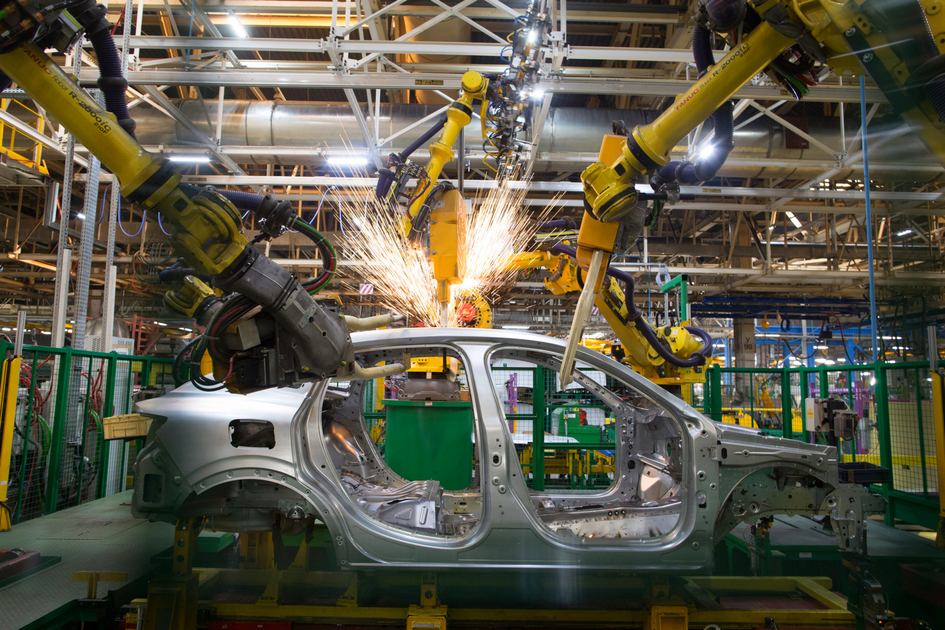 Треть рабочих мест на автосборочных заводах вскоре могут заменить роботы