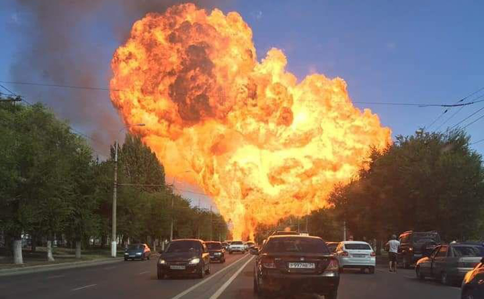 На газовой АЗС в Волгограде прогремел мощный взрыв