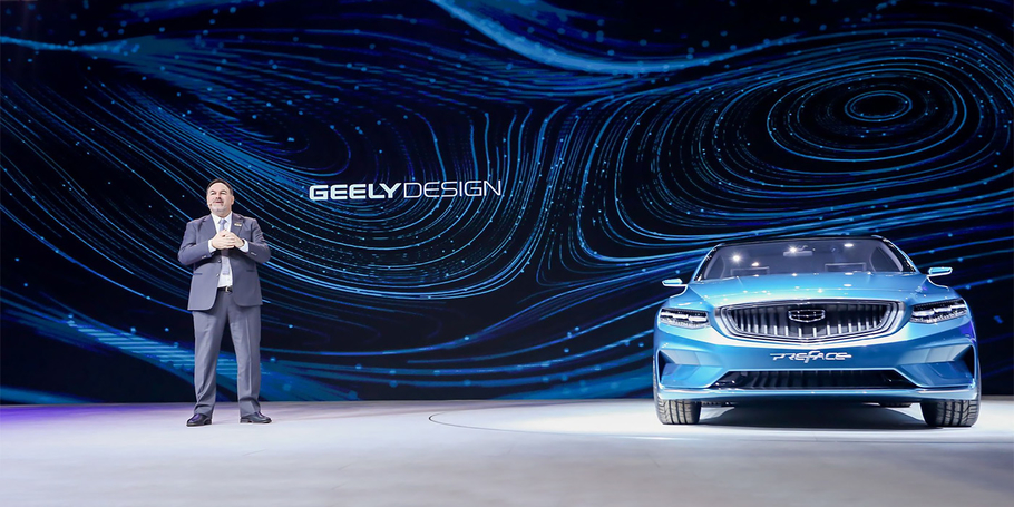 Geely показала новый седан на базе Volvo