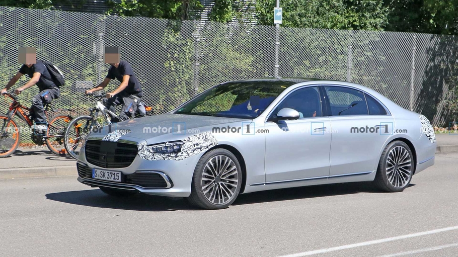 Mercedes Benz показал экстерьер нового S Class