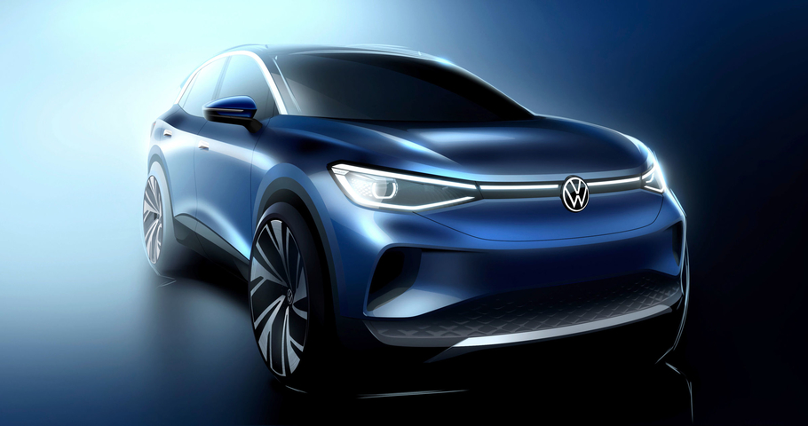 Volkswagen показал новый электрический кроссовер ID 4