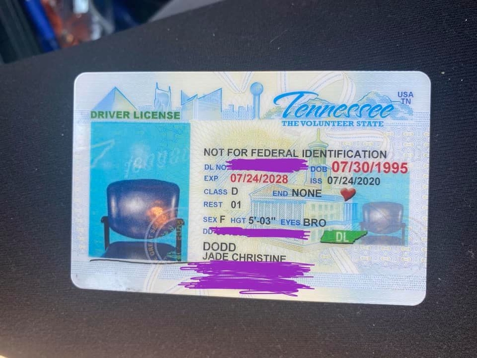 Американка получила водительское удостоверение с фотографией стула