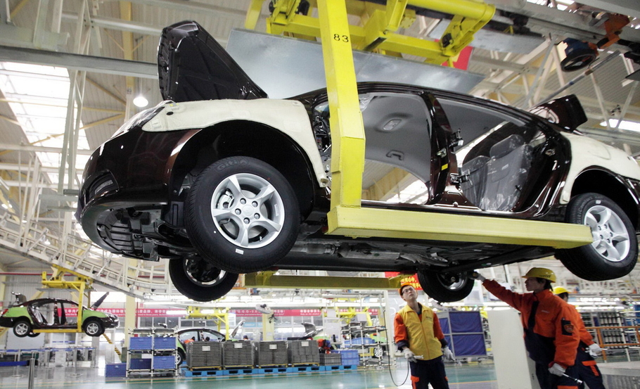 Китайский автопром общее снижение продаж на фоне июльского роста