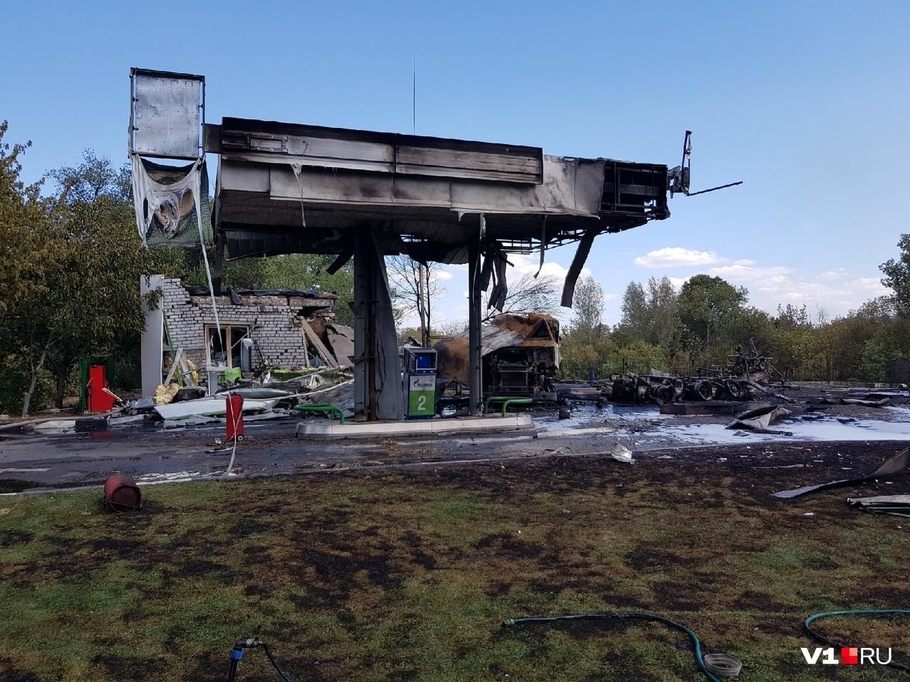 На газовой АЗС в Волгограде прогремел мощный взрыв