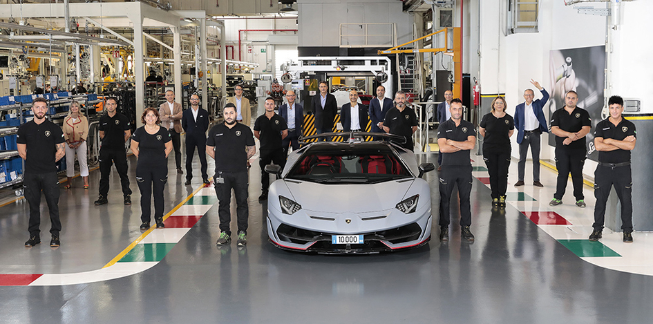Lamborghini Aventador: собран 10-тысячный экземпляр