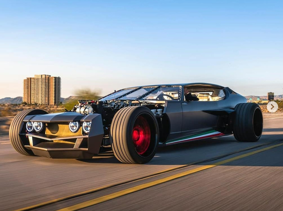 Посмотрите, как может выглядеть Lamborghini Espada в исполнении «хот-род»