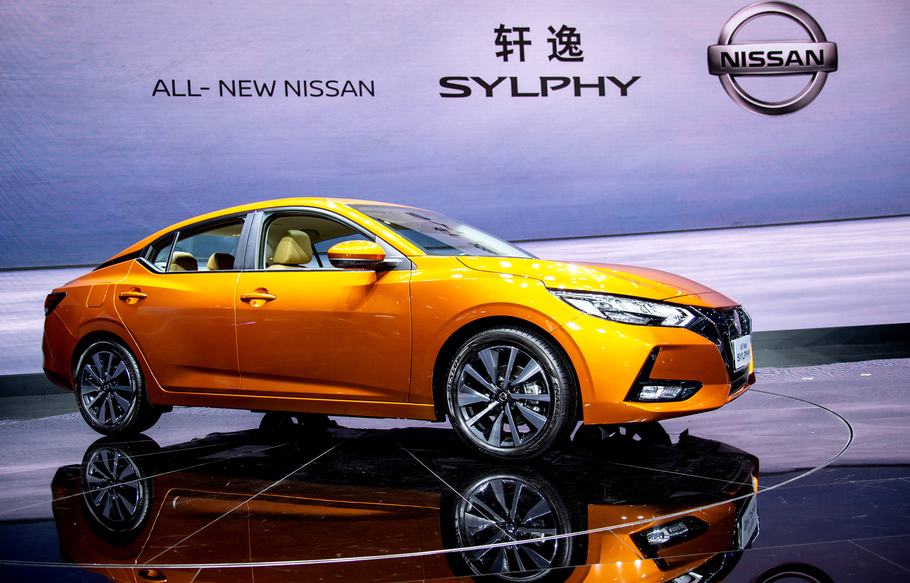 Самый популярный автомобиль в Китае Nissan Sylphy