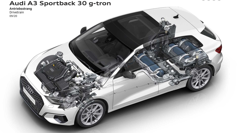 Audi A3 g tron заводская версия на метане