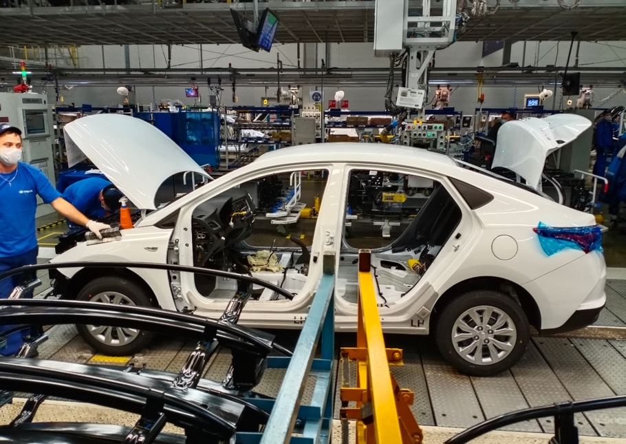 В тяжелом 2020 году на заводе Хендэ Мотор Мануфактуринг Рус собрано без малого 220 000 автомобилей