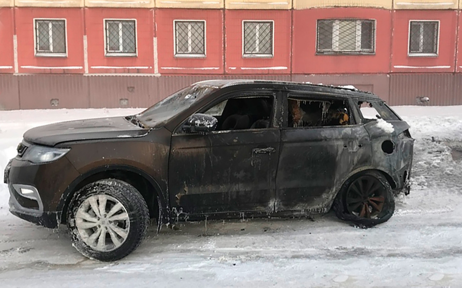 Китайские автомобили горят на российских морозах. Теперь Geely Atlas (видео)