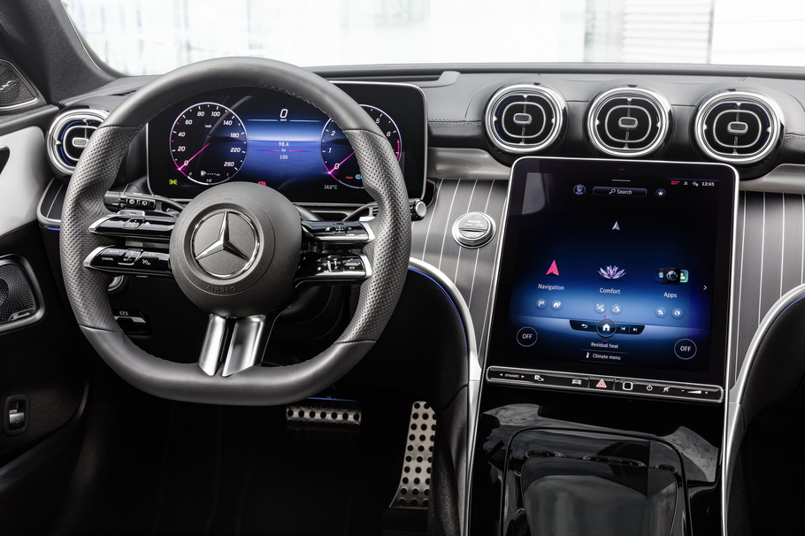 Mercedes Benz представил абсолютно новый С Class с премиальными опциями